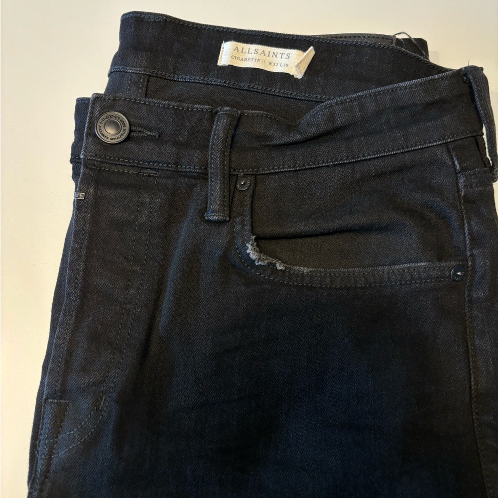 All Saints Black Slim Jeans Modern Fit
